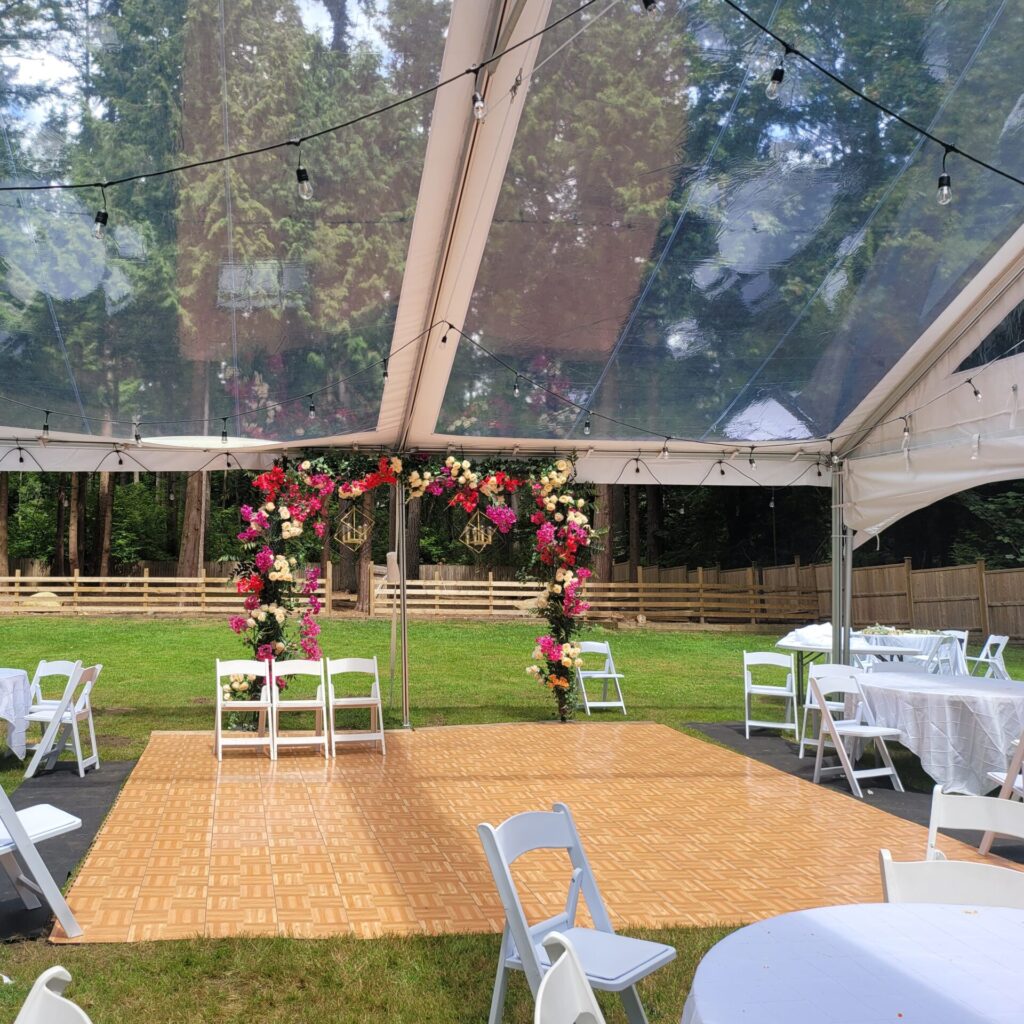 Welcome to Vintage Tent Rentals Ltd., a tent rentals company based in Surrey, Vancouver, British Columbia BC) your premier destination for transforming ordinary events into extraordinary experiences. At Vintage Tent Rentals, we pride ourselves on offering a comprehensive range of event essentials that elevate your celebrations to new heights.